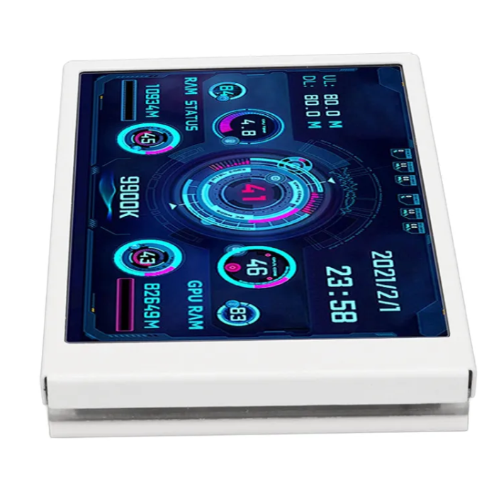 Pantalla de Datos Compacta para Hardware