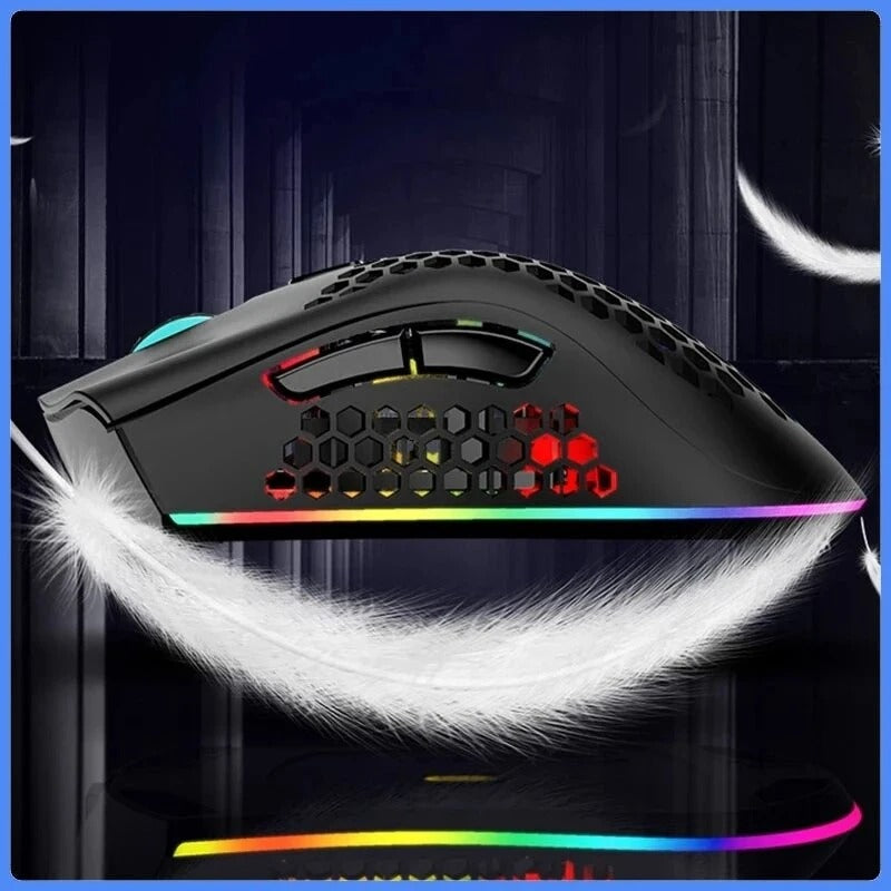 Ratón Inalámbrico Recargable RGB BM600 para PC