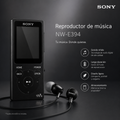 Reproductor de audio Walkman de 8 GB Sony NW-E394