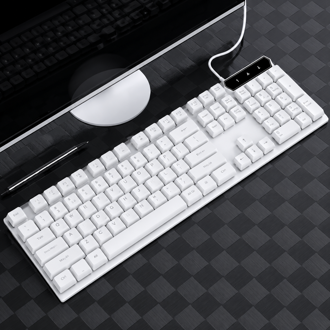 Combo Gamer Teclado Sensación Mecánica + Mouse RGB Alta Precisión PC Laptop