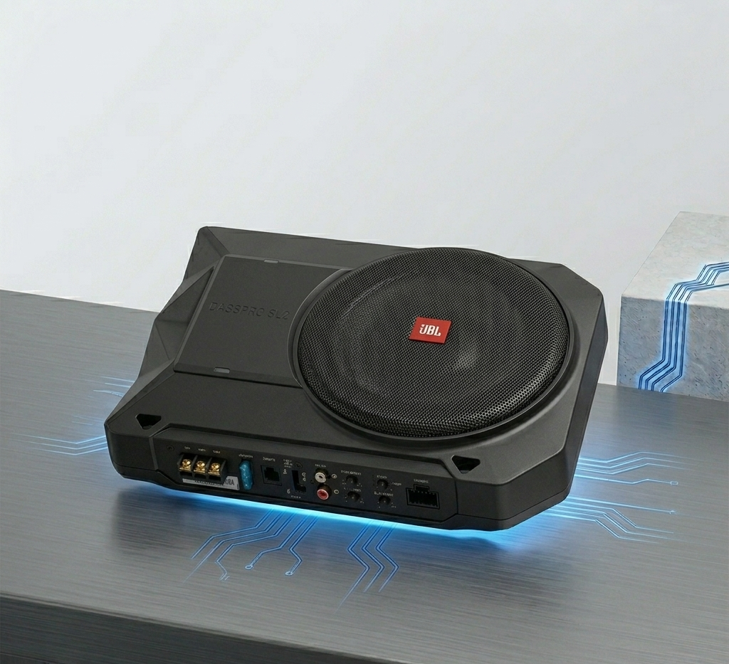 Subwoofer Plano JBL BassPro SL2 8p 125w RMS Bajo Asiento Coche