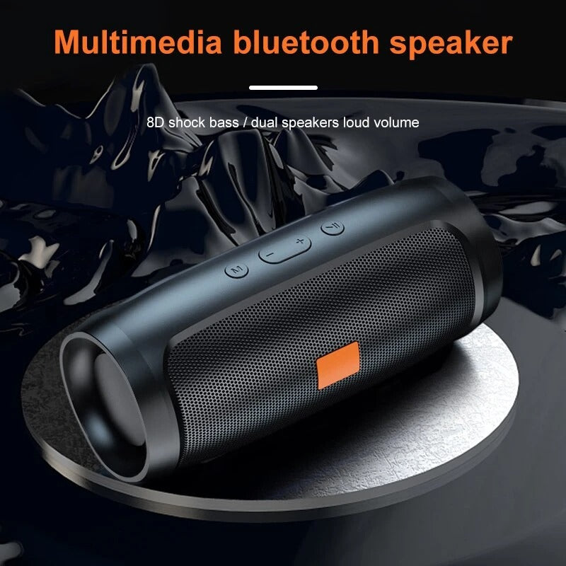 Altavoz Estéreo Portátil Bluetooth con FM y Subwoofer