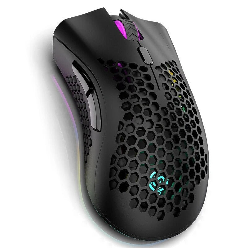 Ratón Inalámbrico Recargable RGB BM600 para PC