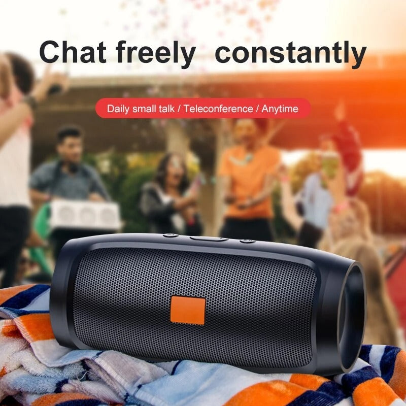 Altavoz Estéreo Portátil Bluetooth con FM y Subwoofer