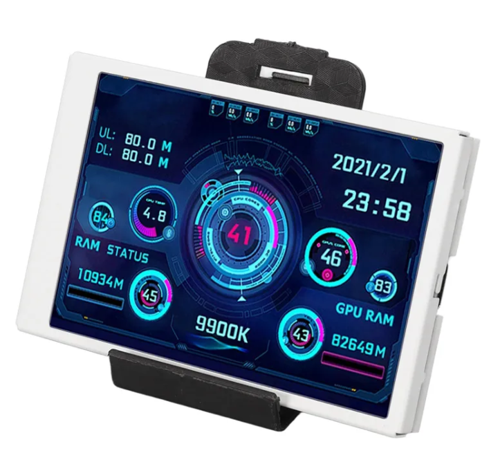 Pantalla de Datos Compacta para Hardware